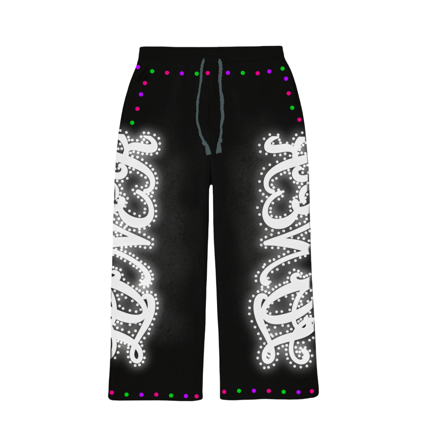 BLACK Yin&Yang SWEATPANTS