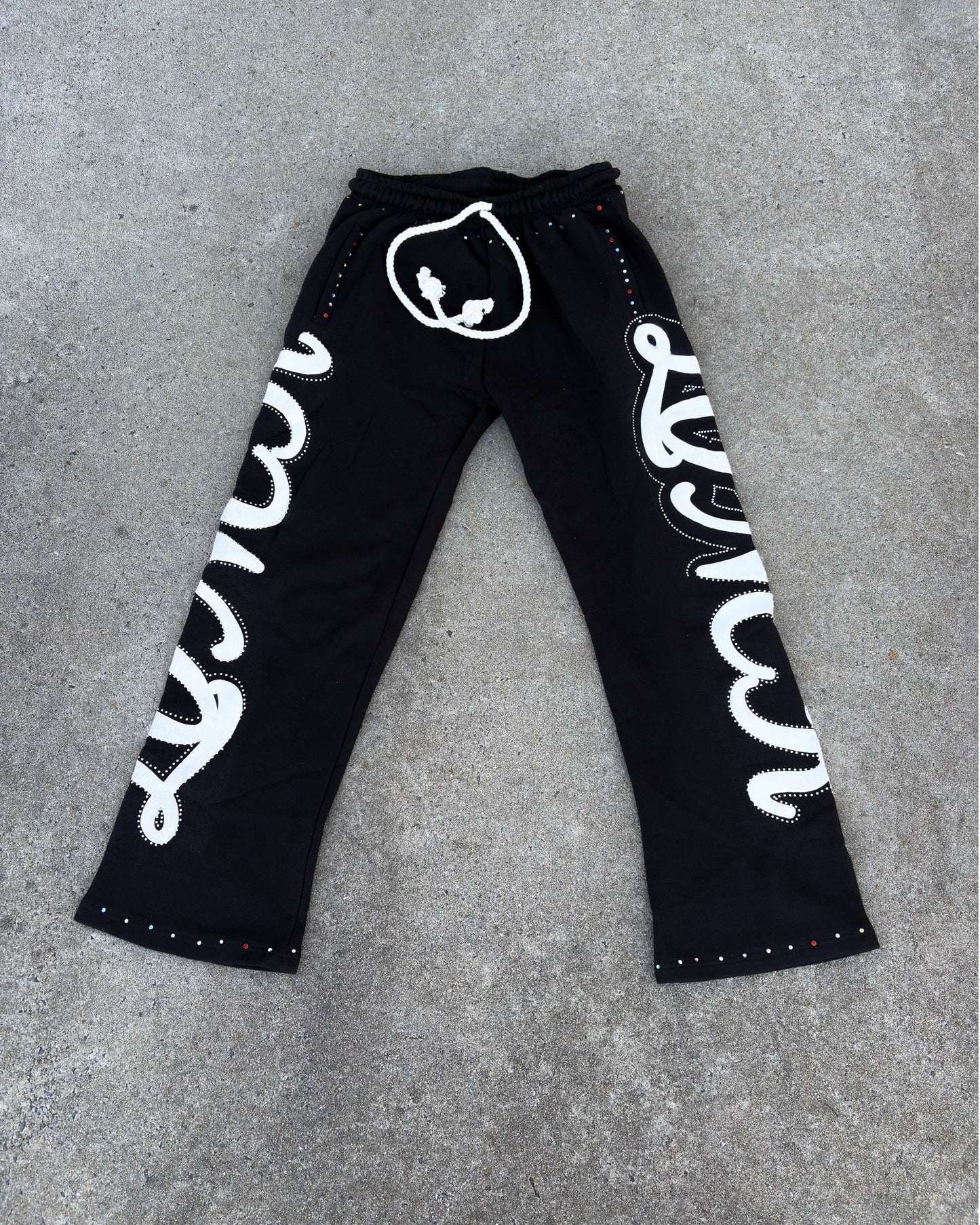 BLACK Yin&Yang SWEATPANTS