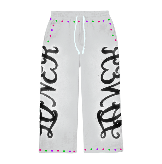 WHITE Yin&Yang SWEATPANTS